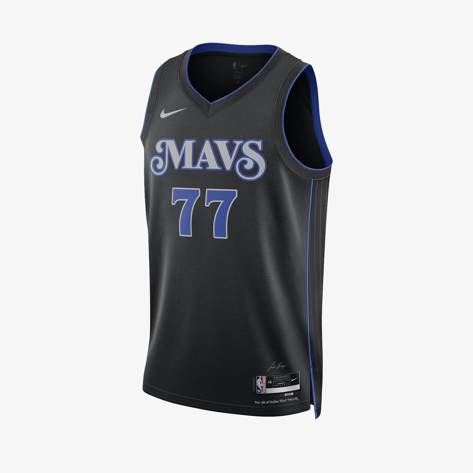 Luka Doncic Dallas Mavericks 2024 City Edition Swingman Jersey - Black