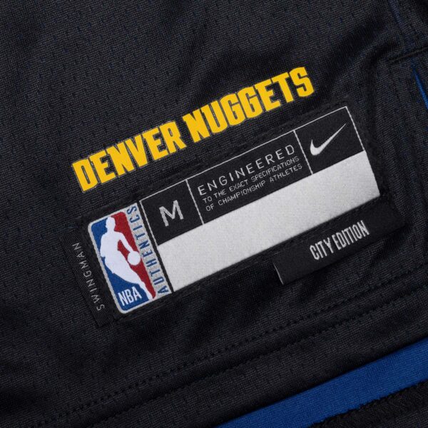 Nikola Jokic Denver Nuggets 2024 City Edition Swingman Jersey - Black - Image 5