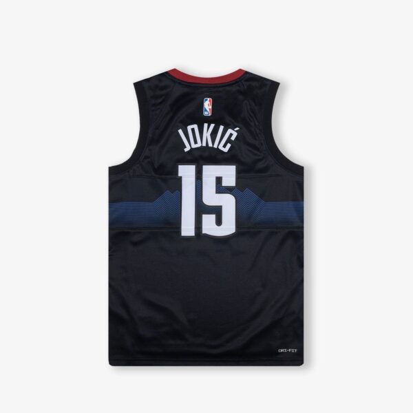 Nikola Jokic Denver Nuggets 2024 City Edition Swingman Jersey - Black - Image 2
