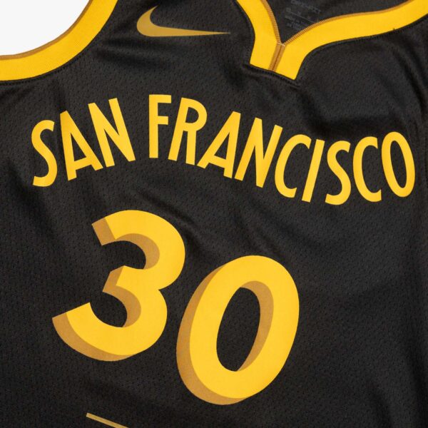 Stephen Curry Golden State Warriors 2024 City Edition Swingman Jersey - Black - Image 3