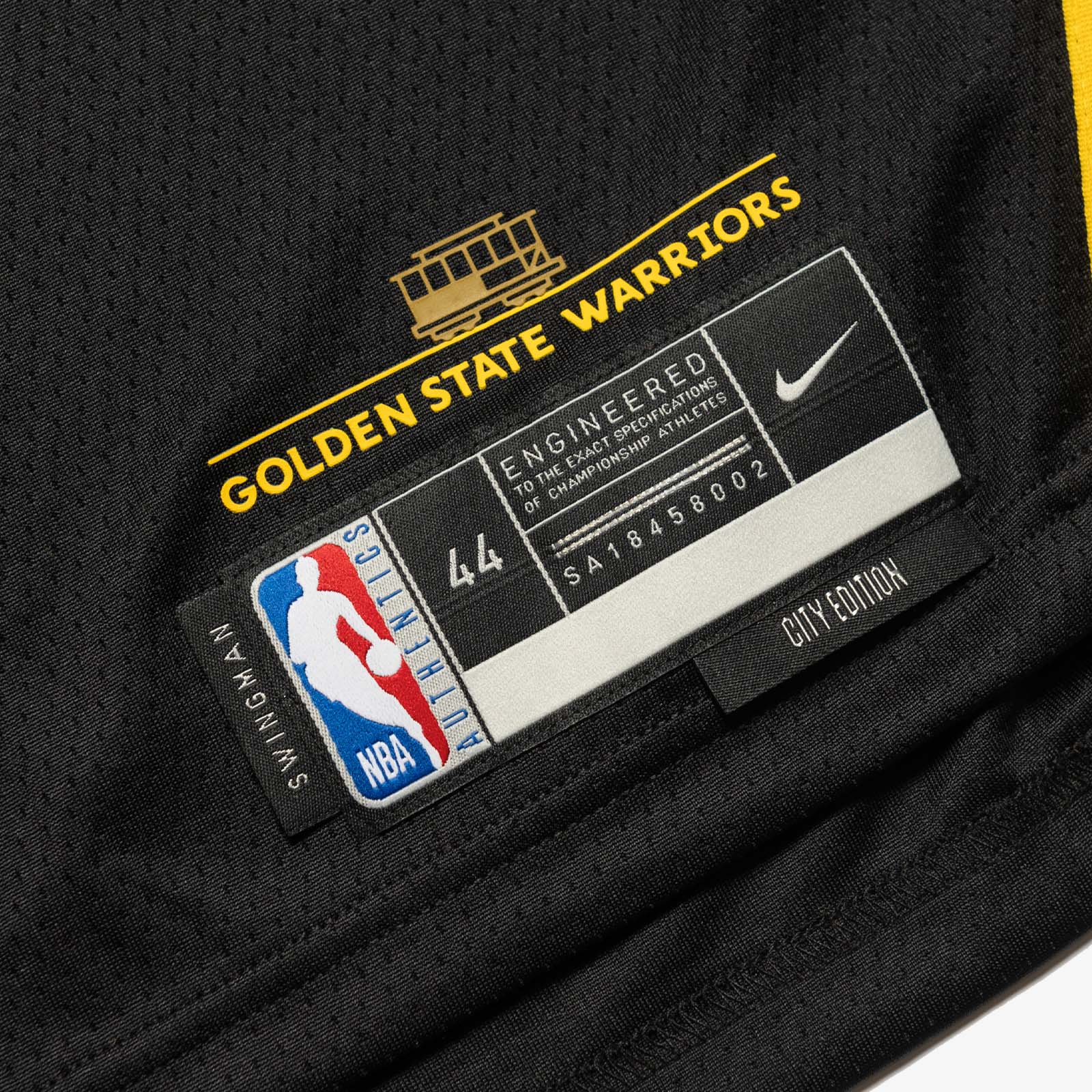 Stephen Curry Golden State Warriors 2024 City Edition Swingman Jersey - Black - Image 5