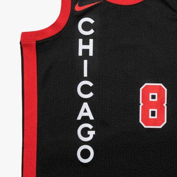Zach LaVine Chicago Bulls 2024 City Edition Swingman Jersey - Black - Image 3