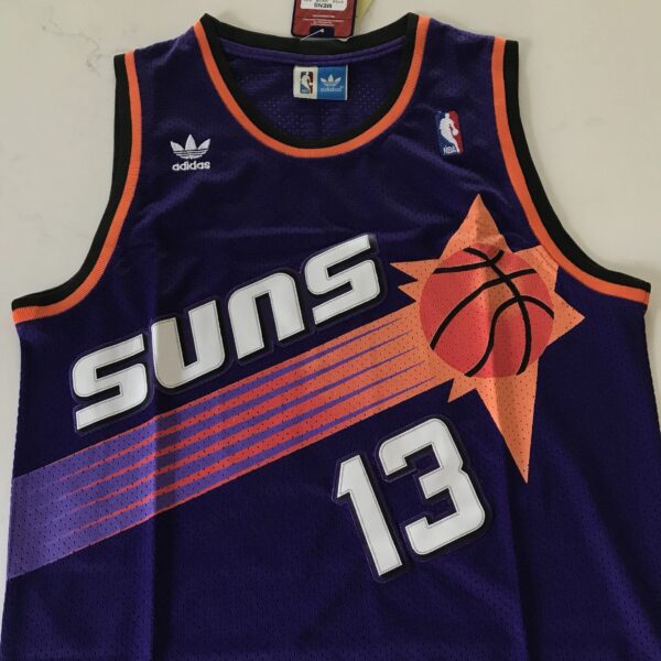 Steve Nash Phoenix Suns Purple Throwback Jersey - Image 2