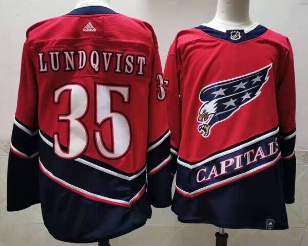 NHL Washington Capitals  LUNDQVIST  # 35 Jersey