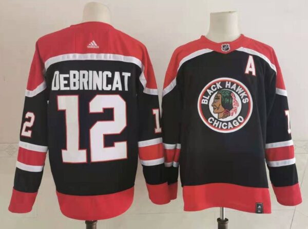 NHL Chicago Blackhawks DEBRINCAT # 12 Jersey