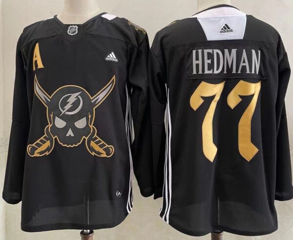 NHL  Tampa Bay Lightning  HEDMAN # 77 Jersey