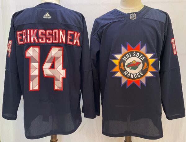 NHL Minnesota Wild ERIKSSONEK # 14 Jersey