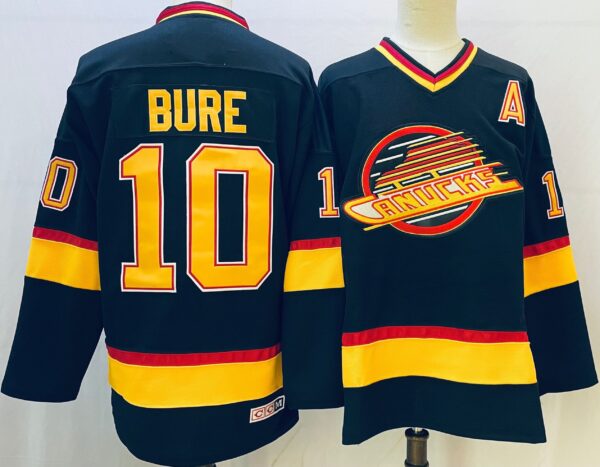 NHL Vancouver Canucks  BURE # 10  Jersey
