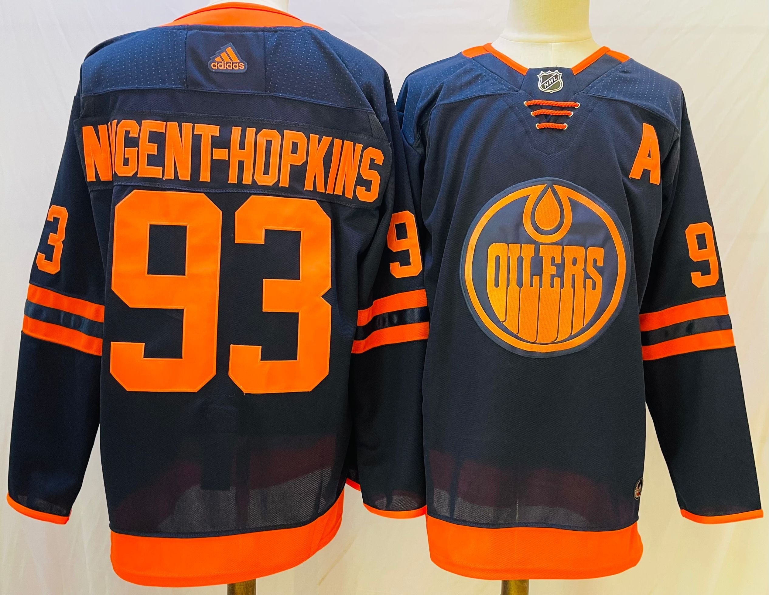 NHL Edmonton Oilers NNGENT-HOPKINS # 93 Jersey