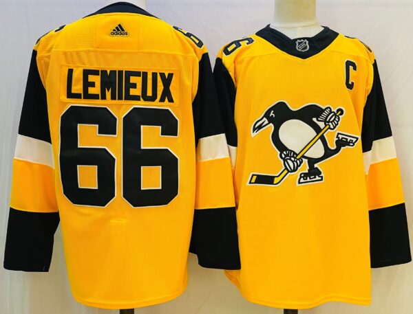 NHL Pittsburgh Penguins LEMIEUX # 66 Jersey