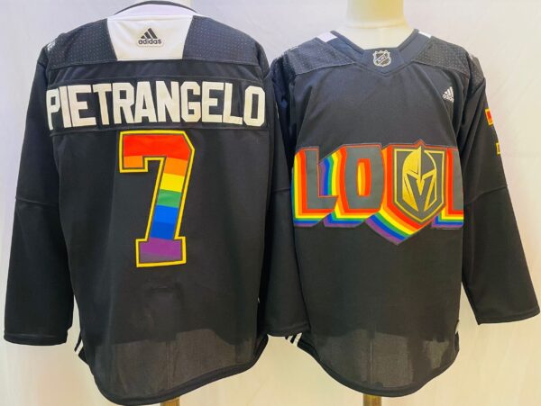 NHL Vegas Golden Knights PIETRANGELO  # 7 Jersey