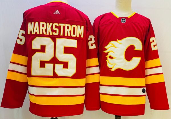NHL Calgary Flames MARKSTROM # 25 Jersey