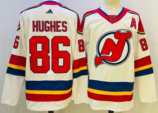 NHL New Jersey Devils HUGHES # 86 Jersey