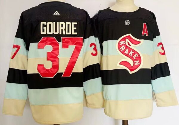 NHL Seattle KRAKEN GOURDE # 37 Jersey