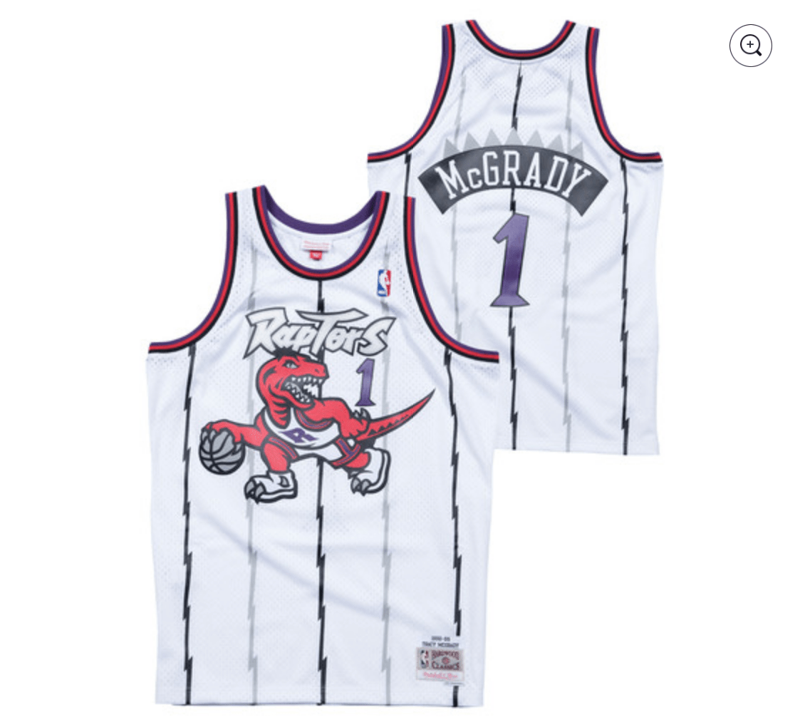 Tracy McGrady Toronto Raptors Throwback Jersey