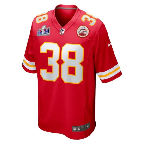 Men's L'Jarius Sneed Kansas City Chiefs  Super Bowl LVIII Game Jersey - Red - Image 2
