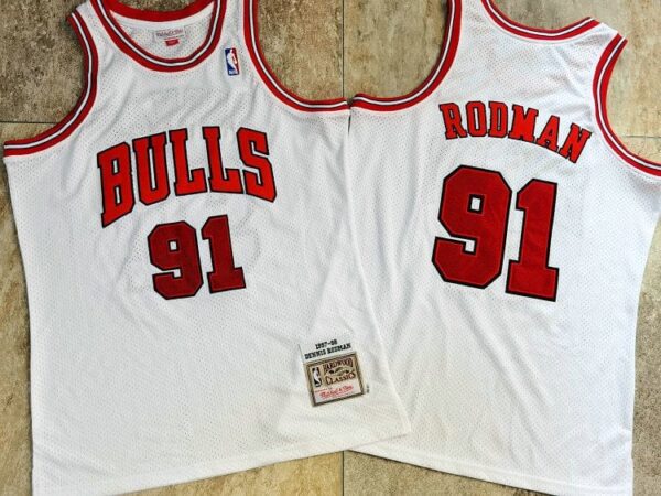 Dennis Rodman Chicago Bulls Throwback Jersey - Image 2