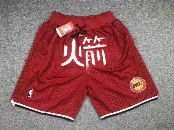 Houston Rockets Chinese New Year Basketball Shorts - Image 2