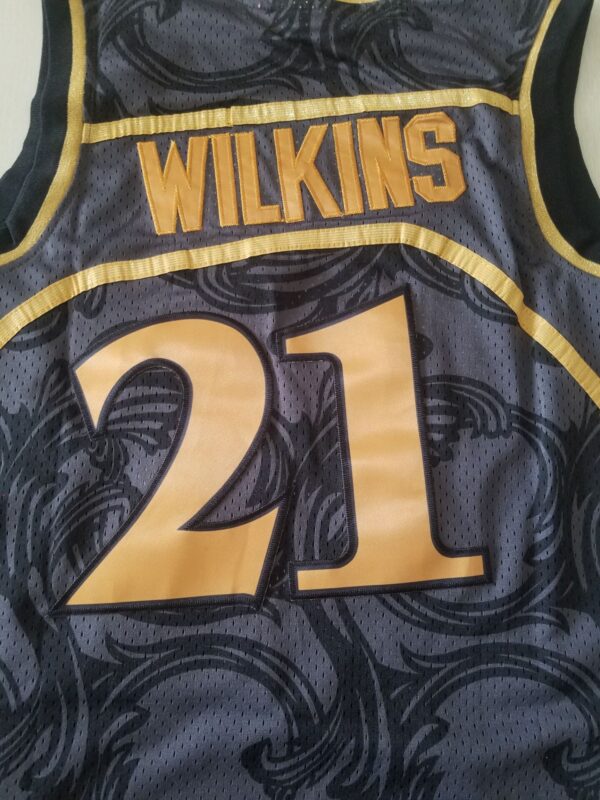Men's Atlanta Hawks Dominique Wilkins 1986-87 Hardwood Classics Swingman Jersey - Image 5