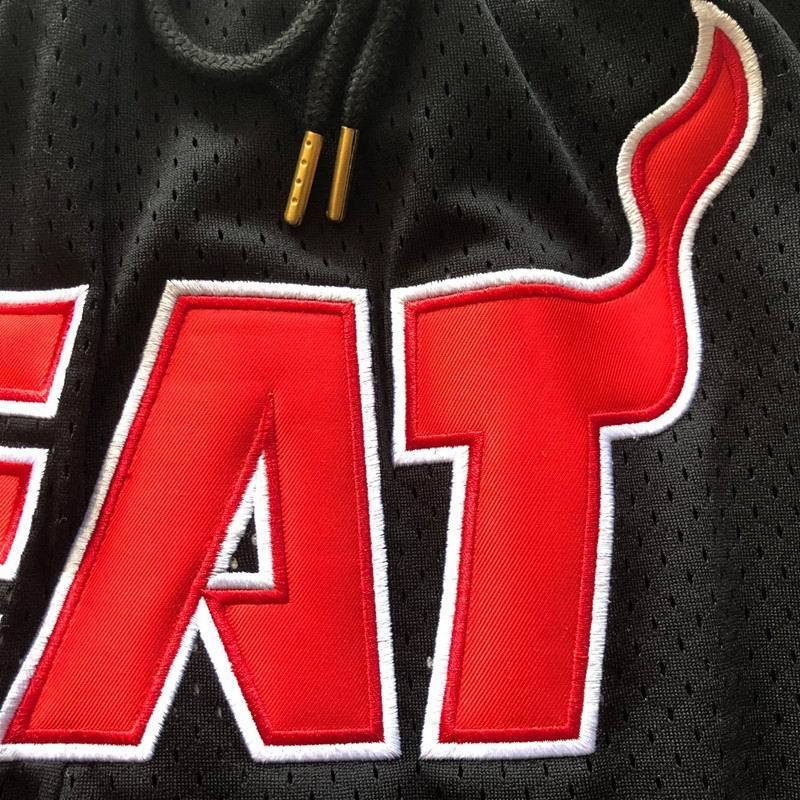 Miami Heat Black Basketball Shorts - Image 5