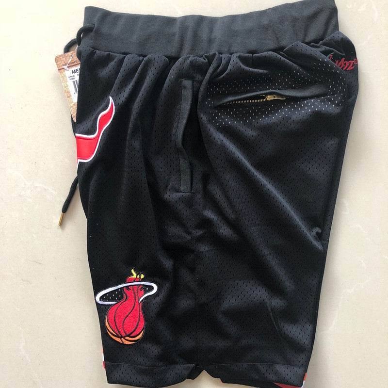 Miami Heat Black Basketball Shorts - Image 6