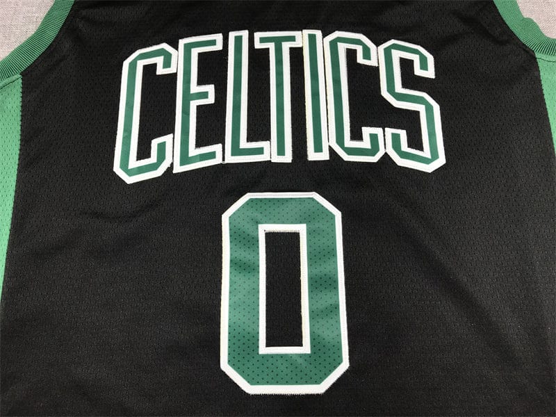 Men's Boston Celtics Jayson Tatum #0 Black 2022/23 Statement Edition Swingman Jersey - Image 3