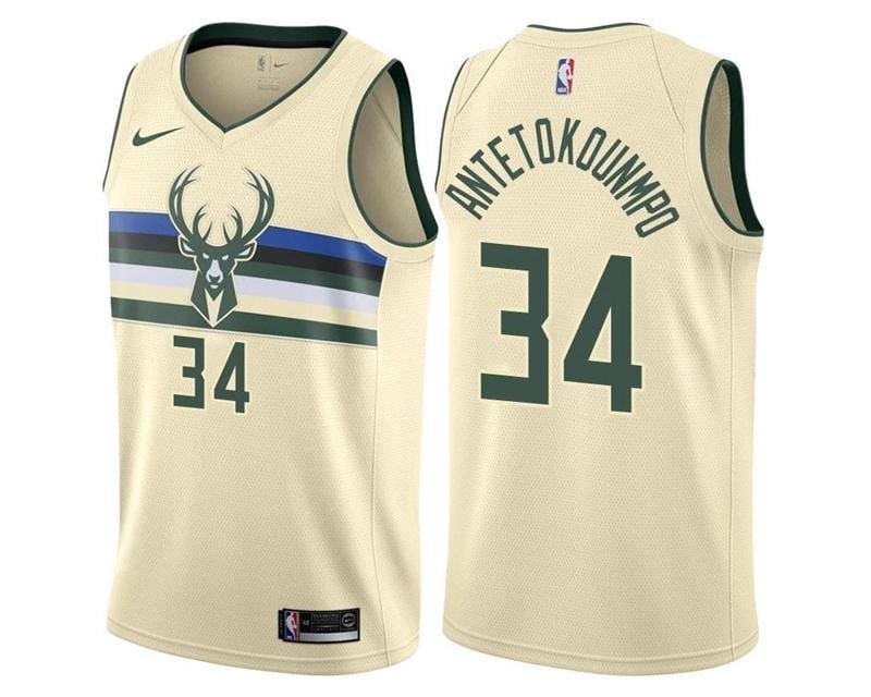 Giannis Antetokounmpo Milwaukee Bucks City Edition Jersey
