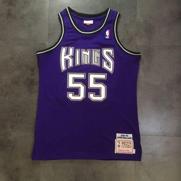 Jason Williams Sacramento Kings Throwback Jersey - Image 7