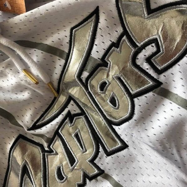 Toronto Raptors Throwback Basketball Shorts - Image 4