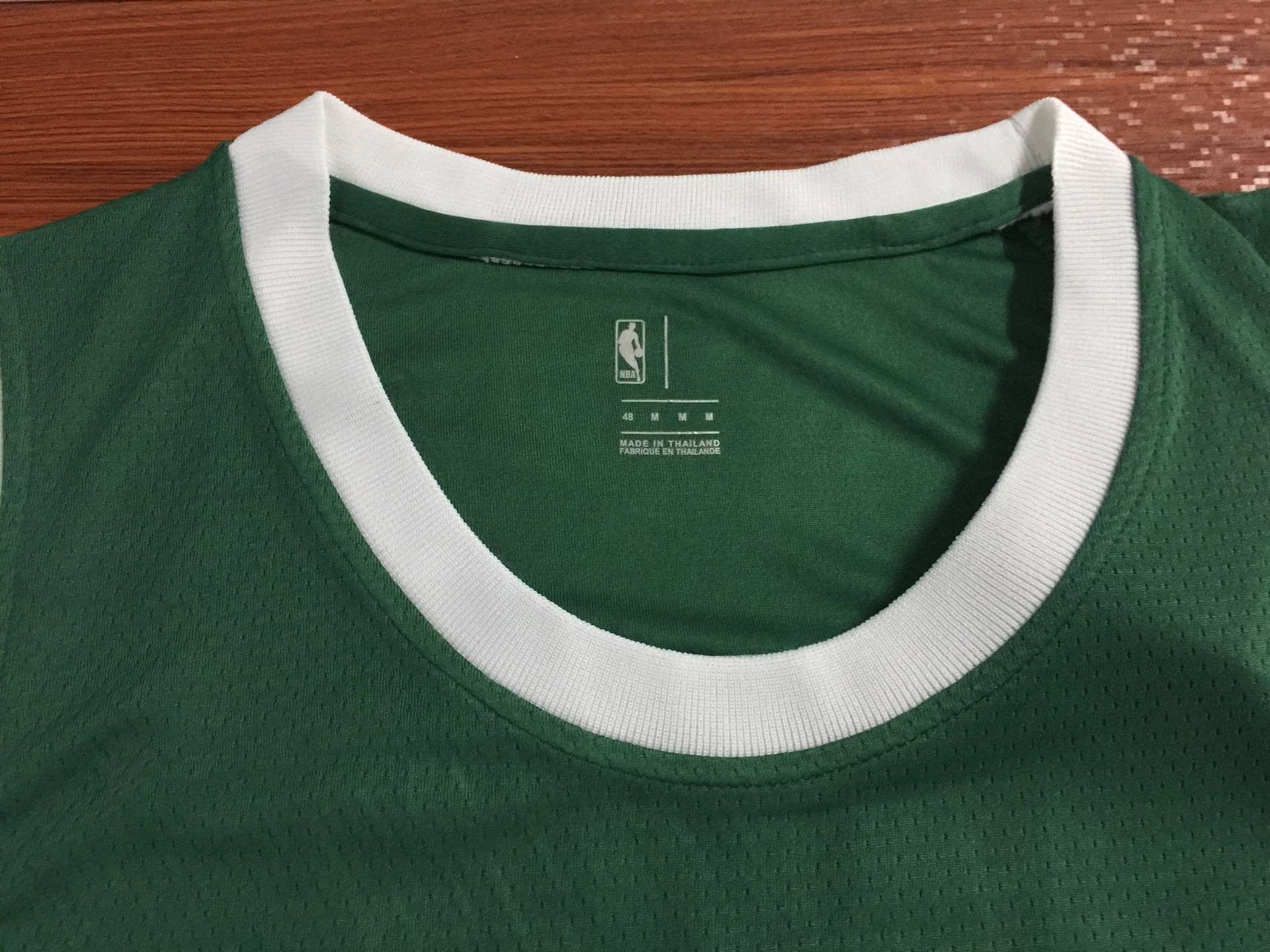 Men's Boston Celtics Jayson Tatum #0 NBA Green Swingman Jersey - Image 3