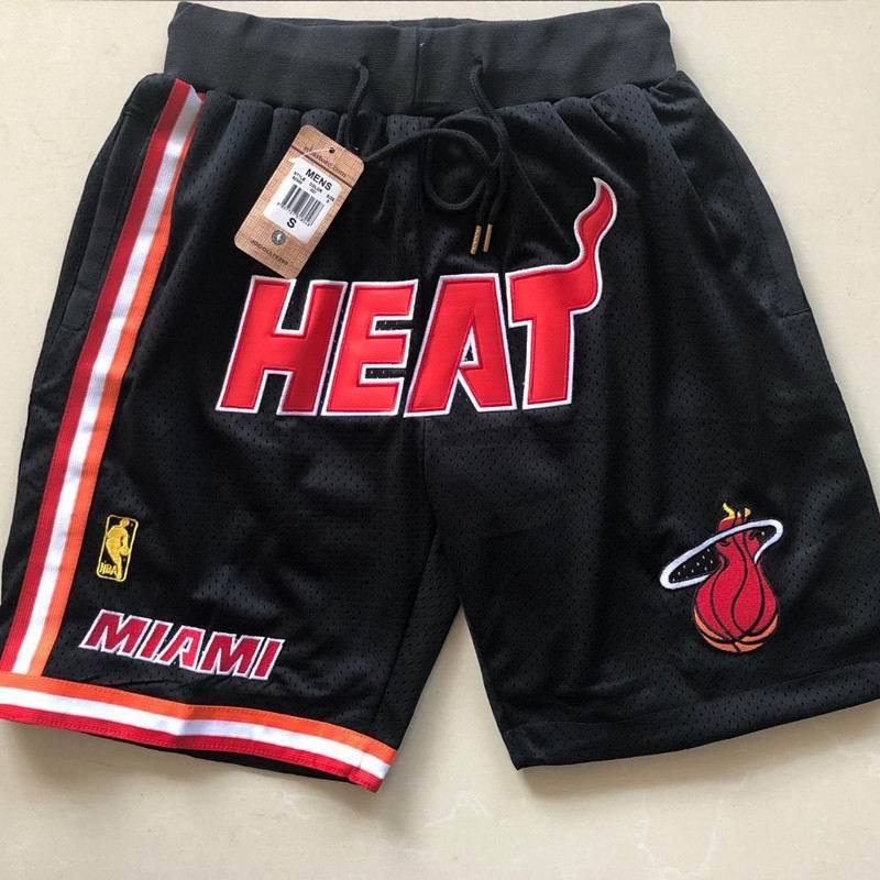 Miami Heat Black Basketball Shorts - Image 2