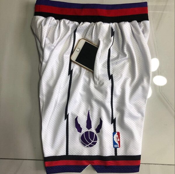 Toronto Raptors Throwback Shorts - Image 5