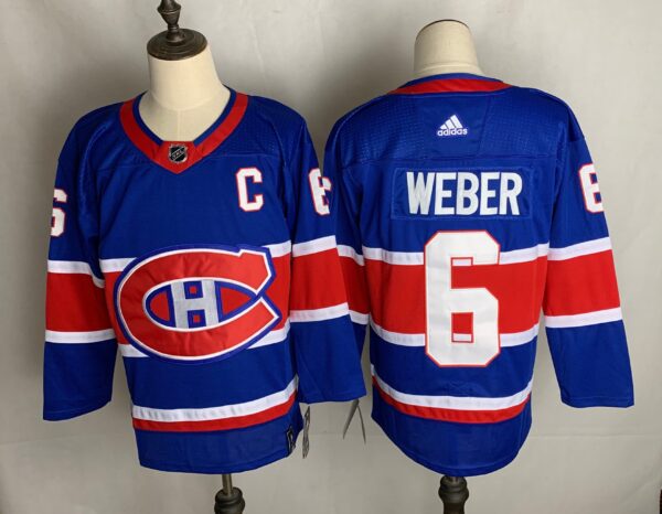NHL Montreal Canadiens  WEBER  # 6 Jersey