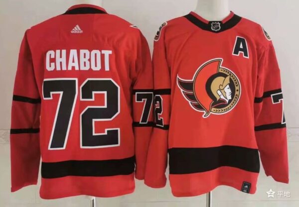 NHL Ottawa Senators CHABOT # 72 Jersey